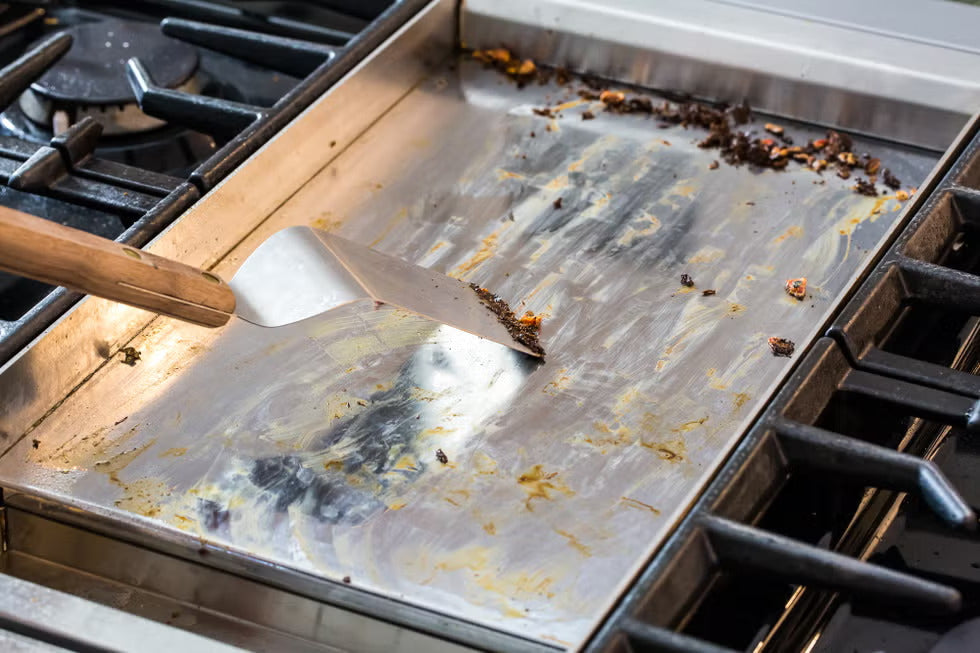 How to deep clean your stainless steel flat griddles?