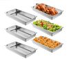 4” Deep Full Size 1/1 Stainless Steel Food Pans (6 Pack)